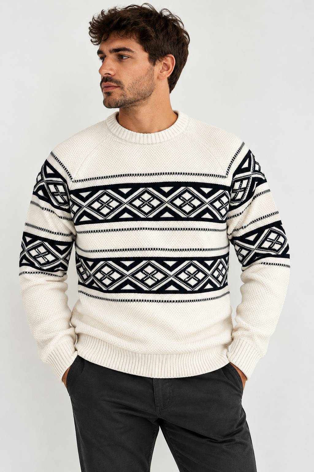 Maglione fantasia
