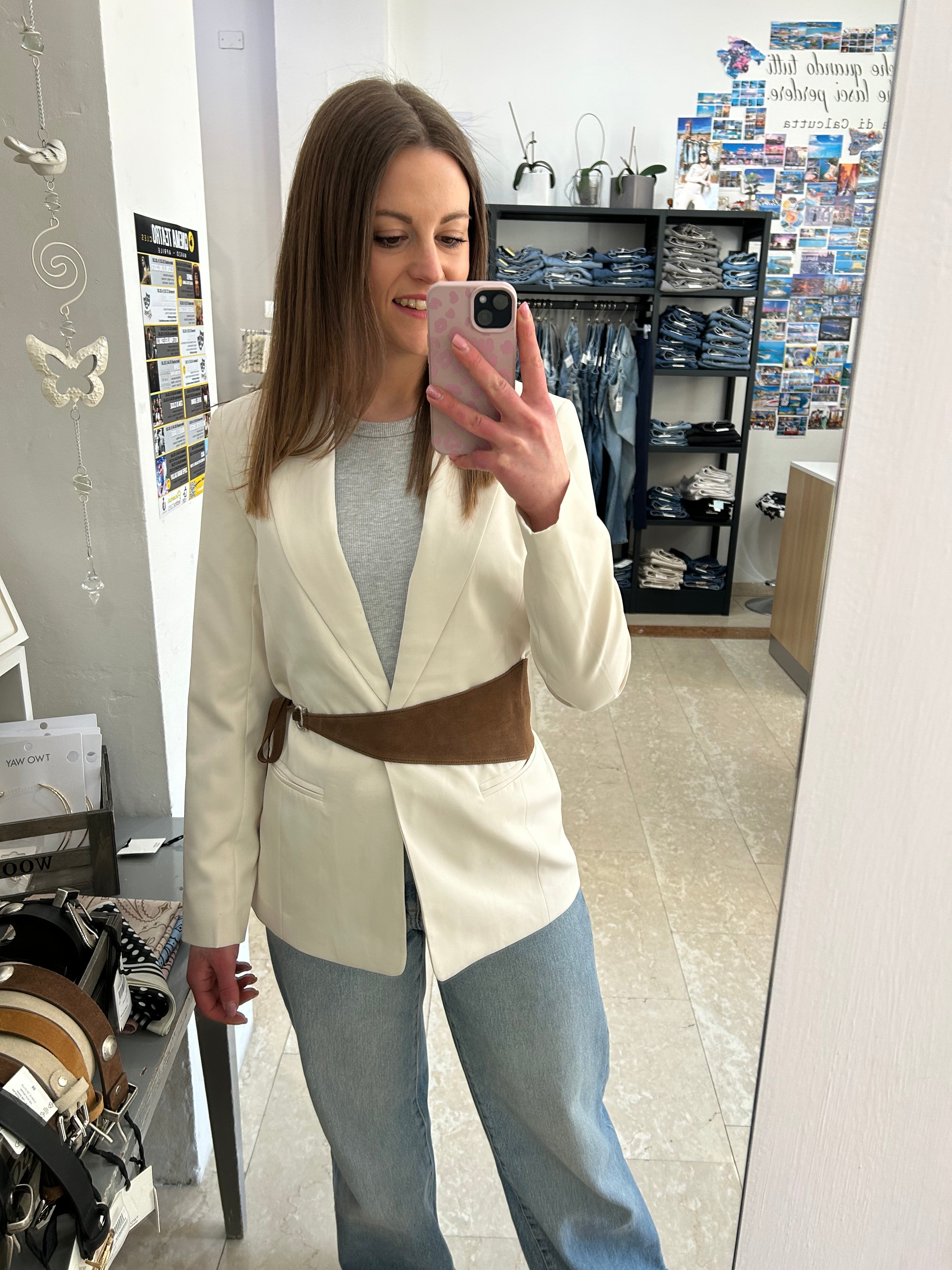 Fusciacca in suede