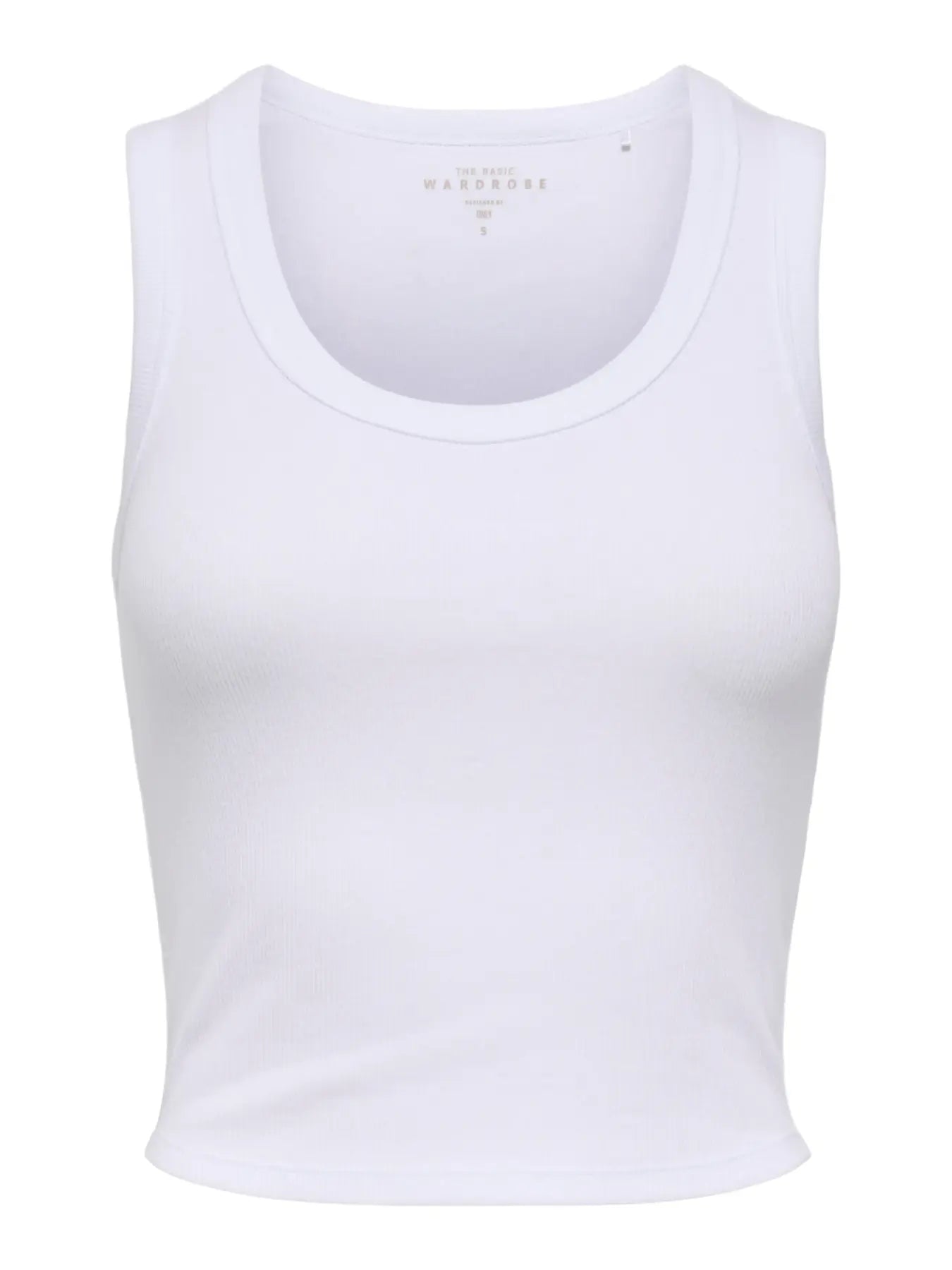 Top cropped smanicato basico