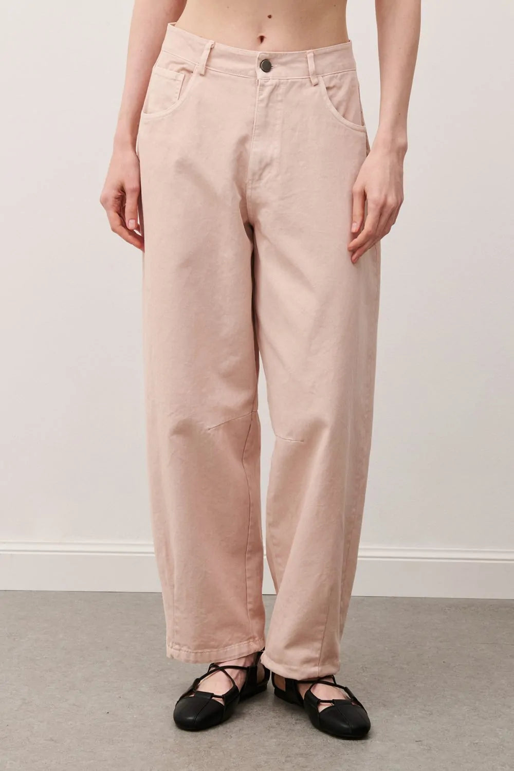 Pantalone barrel colorato