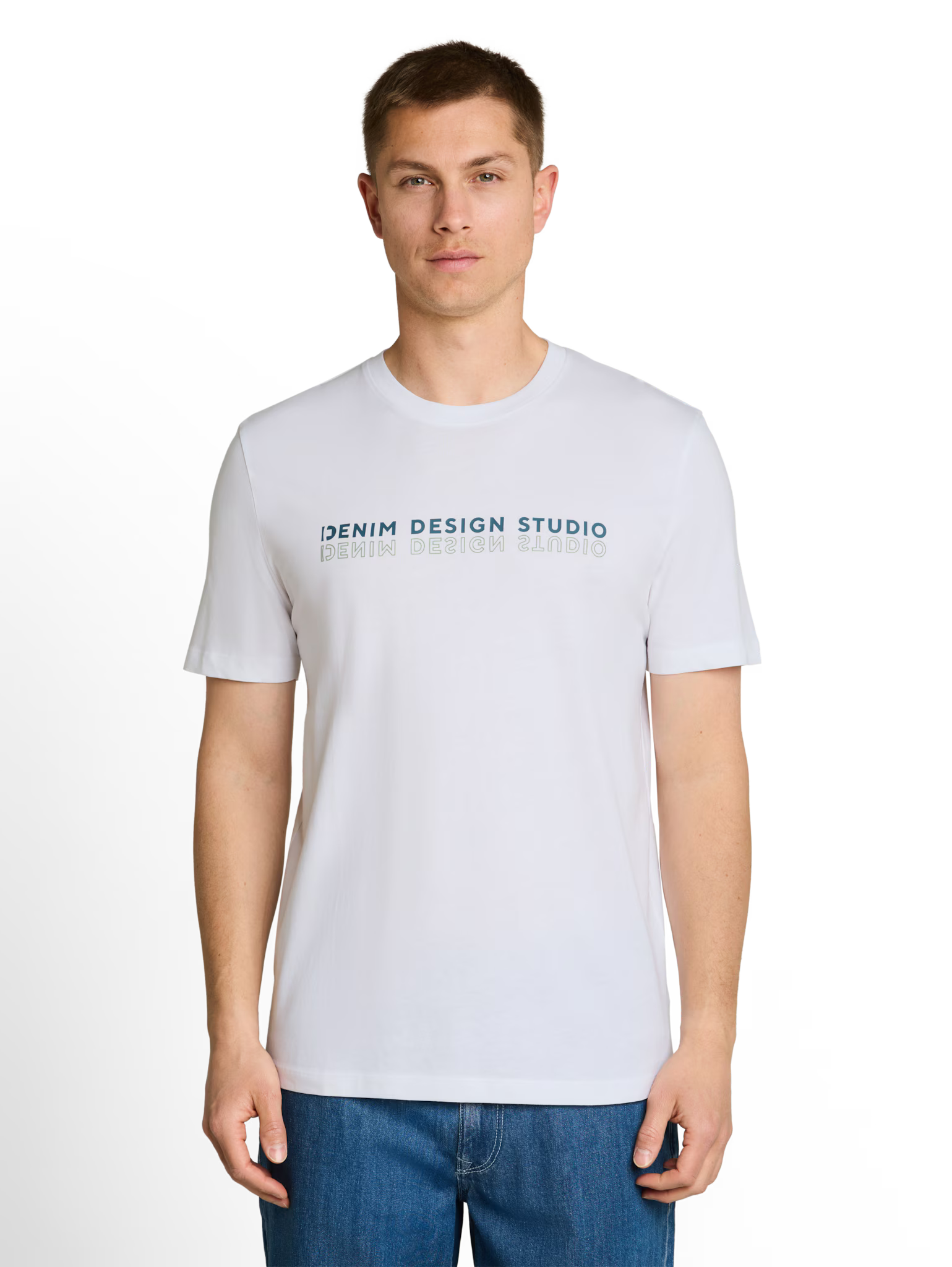 T-shirt bianca con scritta