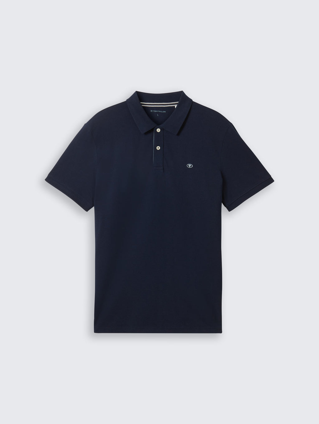 Polo basica con contrasto