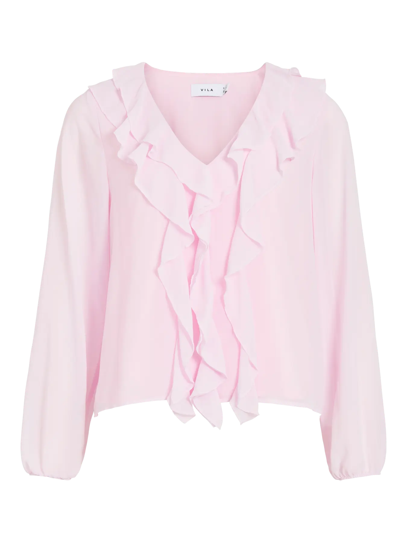 Blusa con voulant