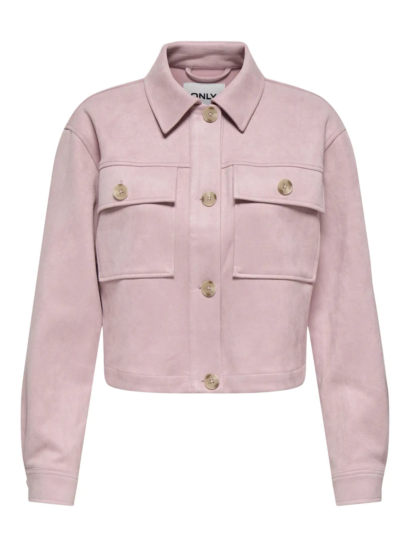 Camicia-giacca in suede
