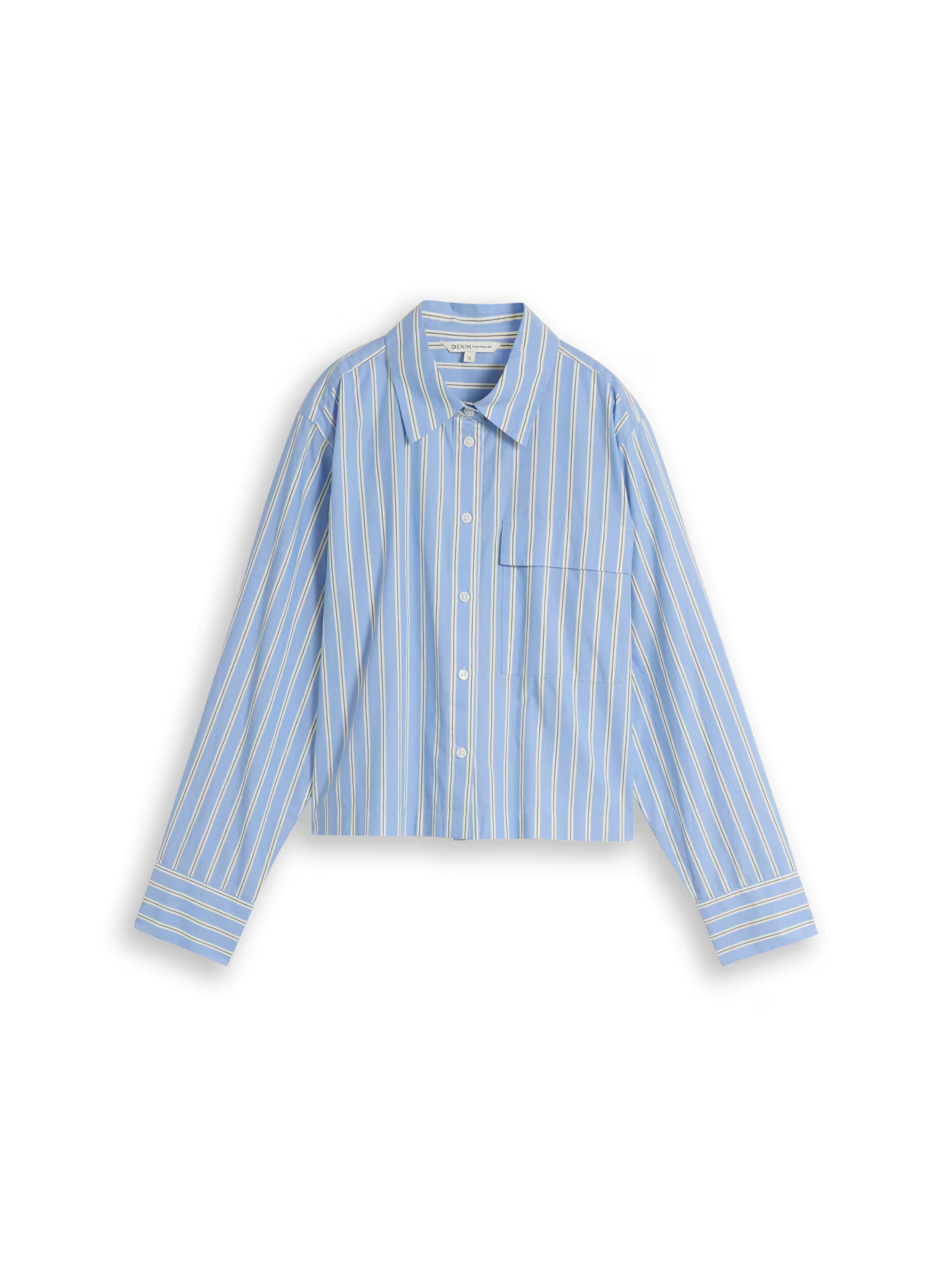 Boxy poplin shirt