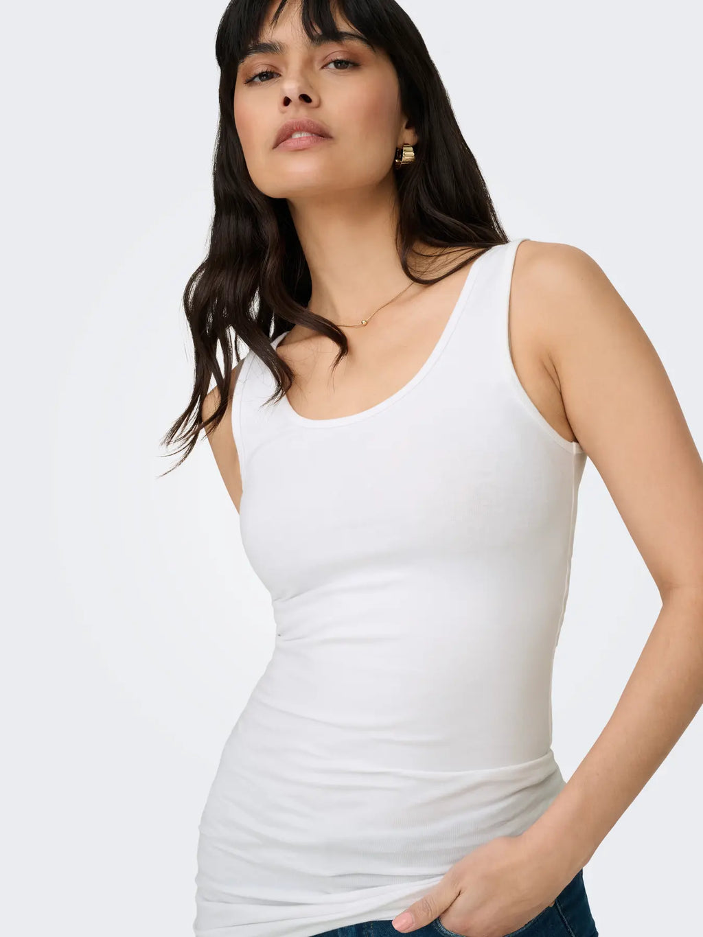 Canotta basica slim fit