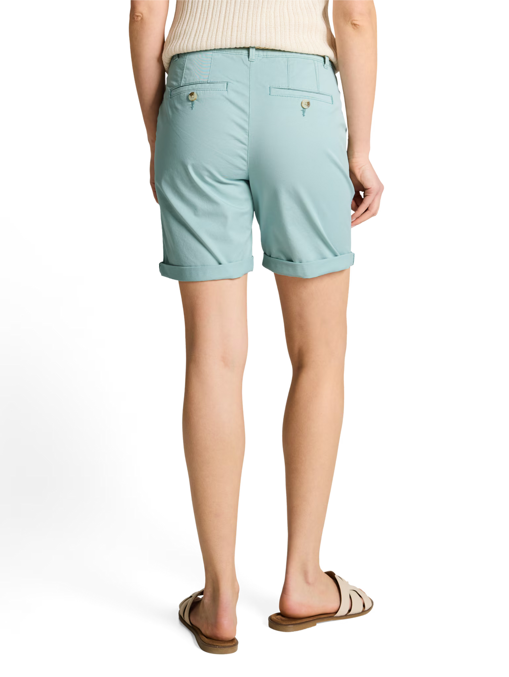 Chino bermuda shorts con cintura