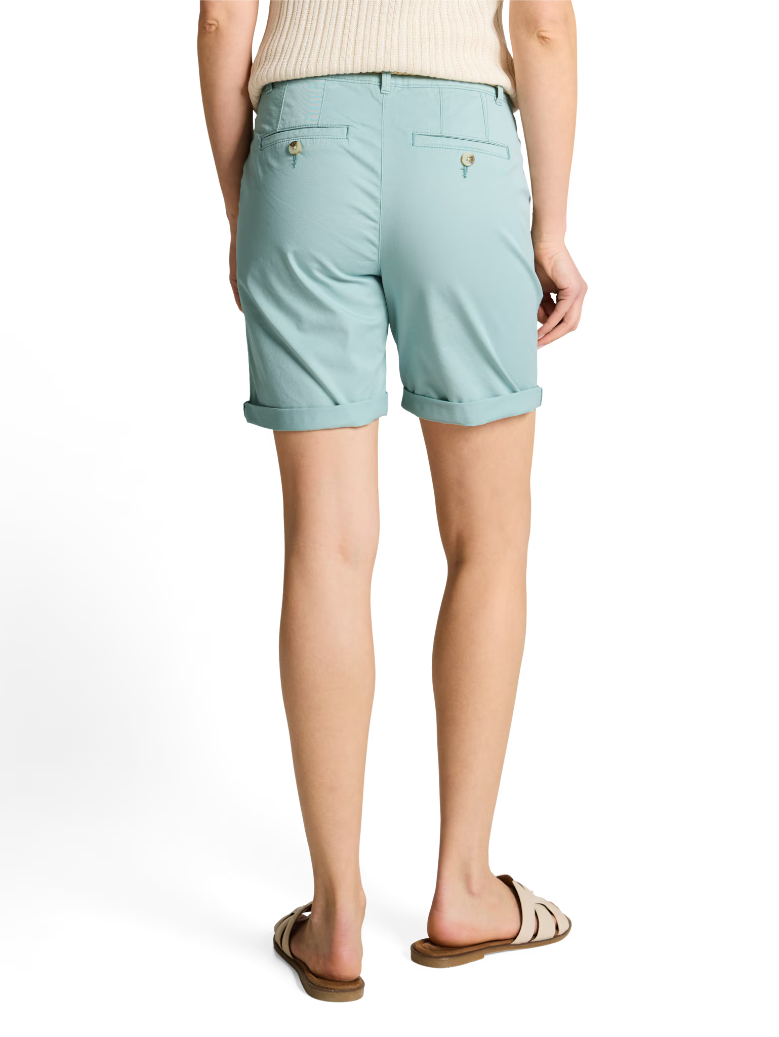 Chino bermuda shorts con cintura