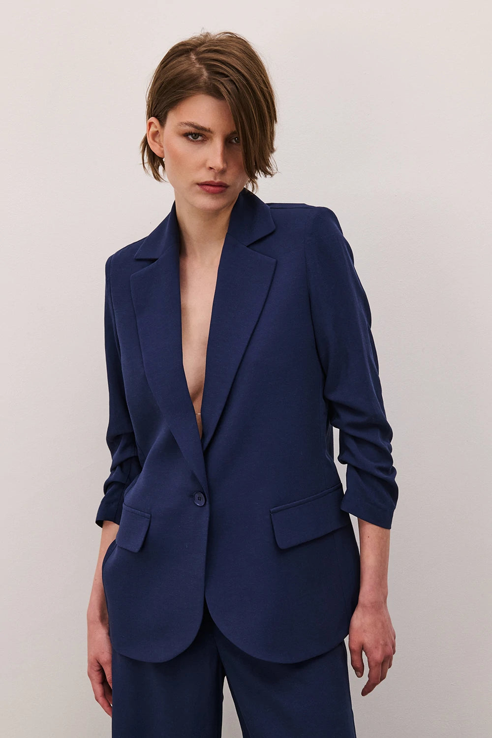 Blazer leggero blu