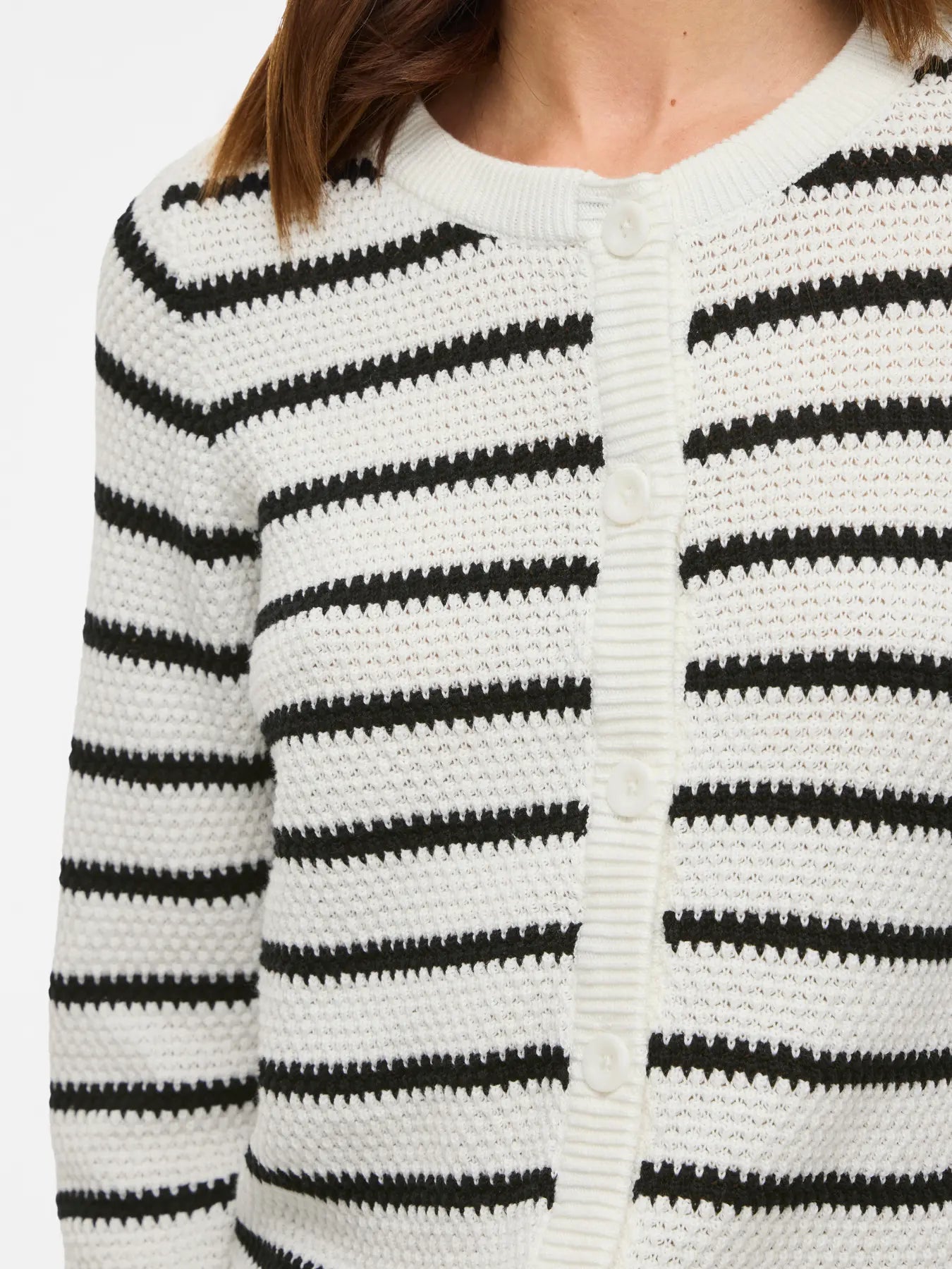 Cardigan a righe