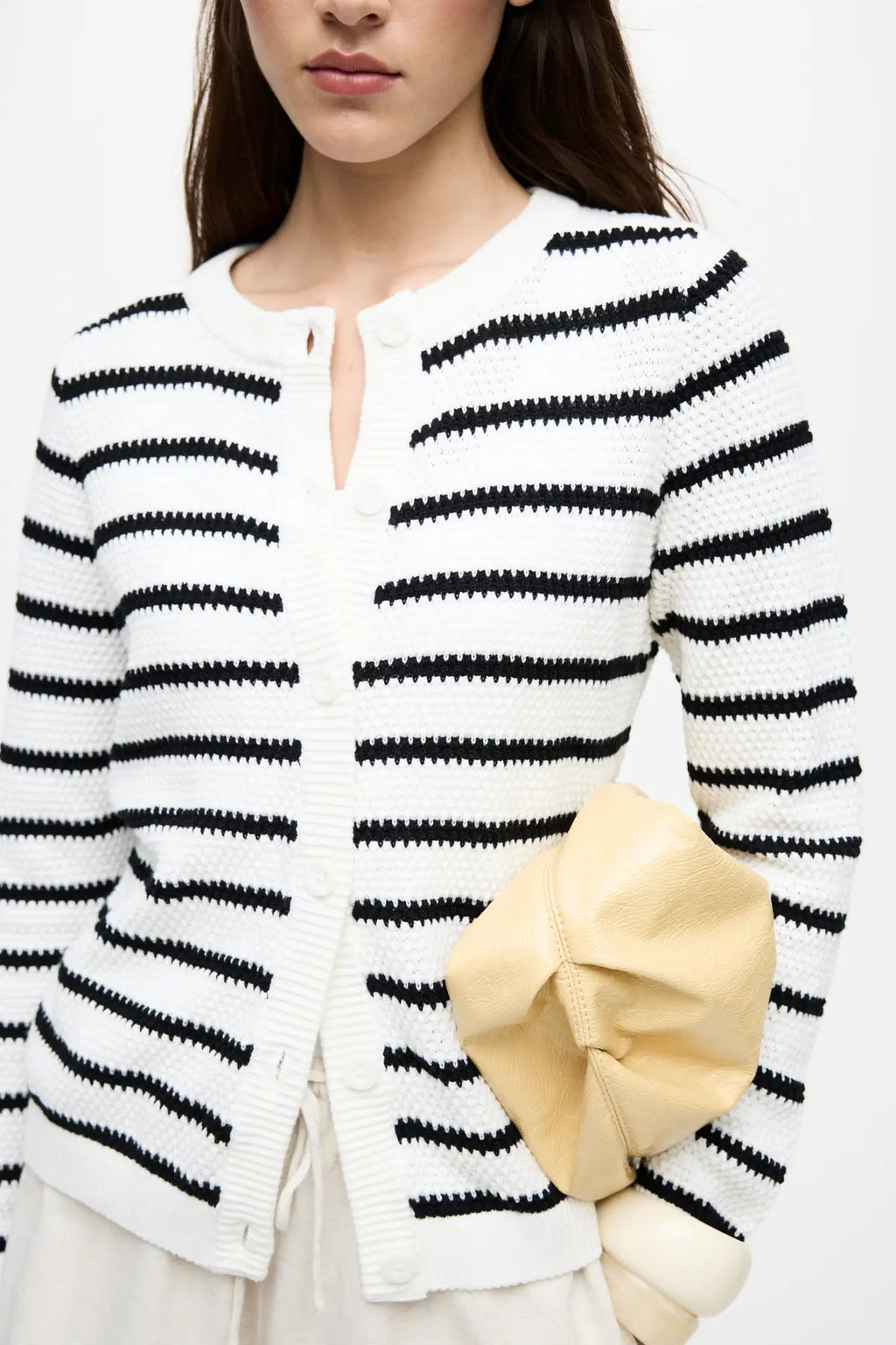 Cardigan a righe