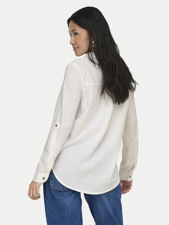 Camicia misto lino