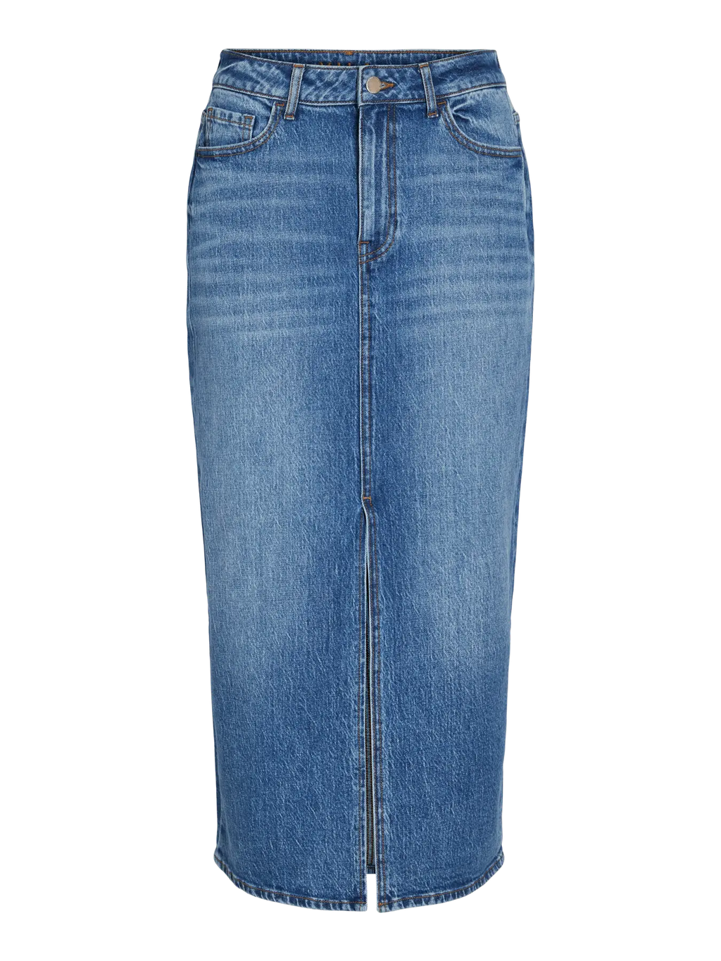 Gonna midi in denim