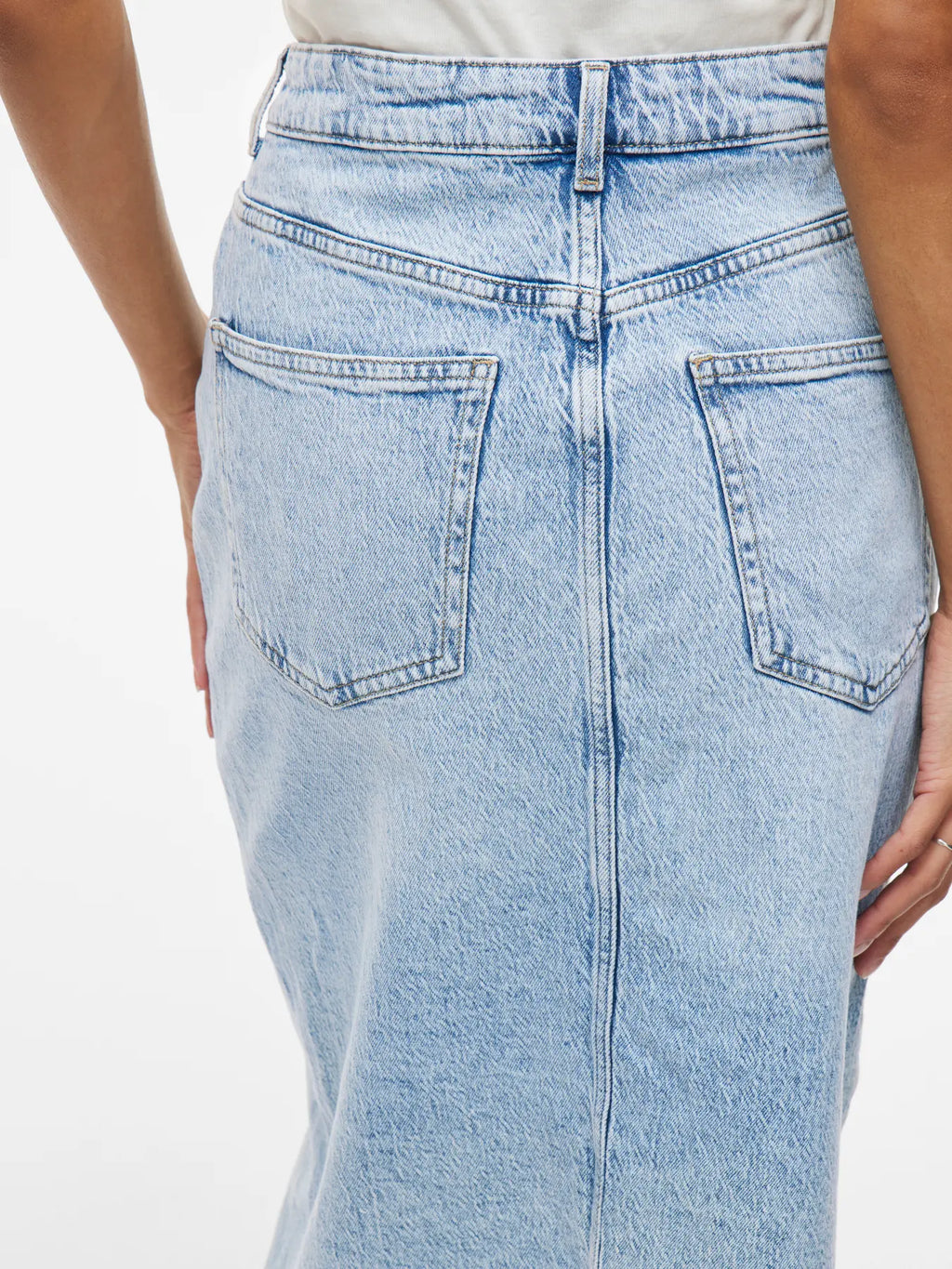 Gonna midi in denim