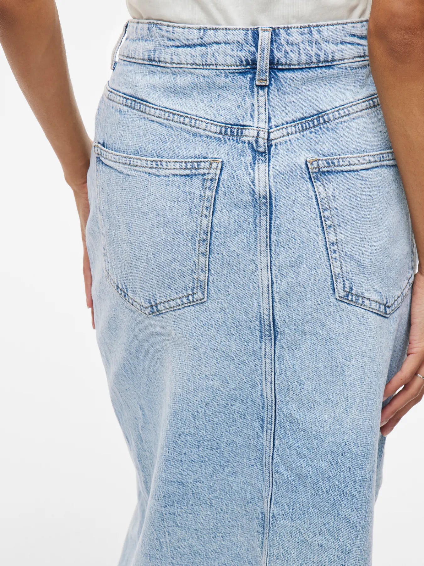 Gonna midi in denim