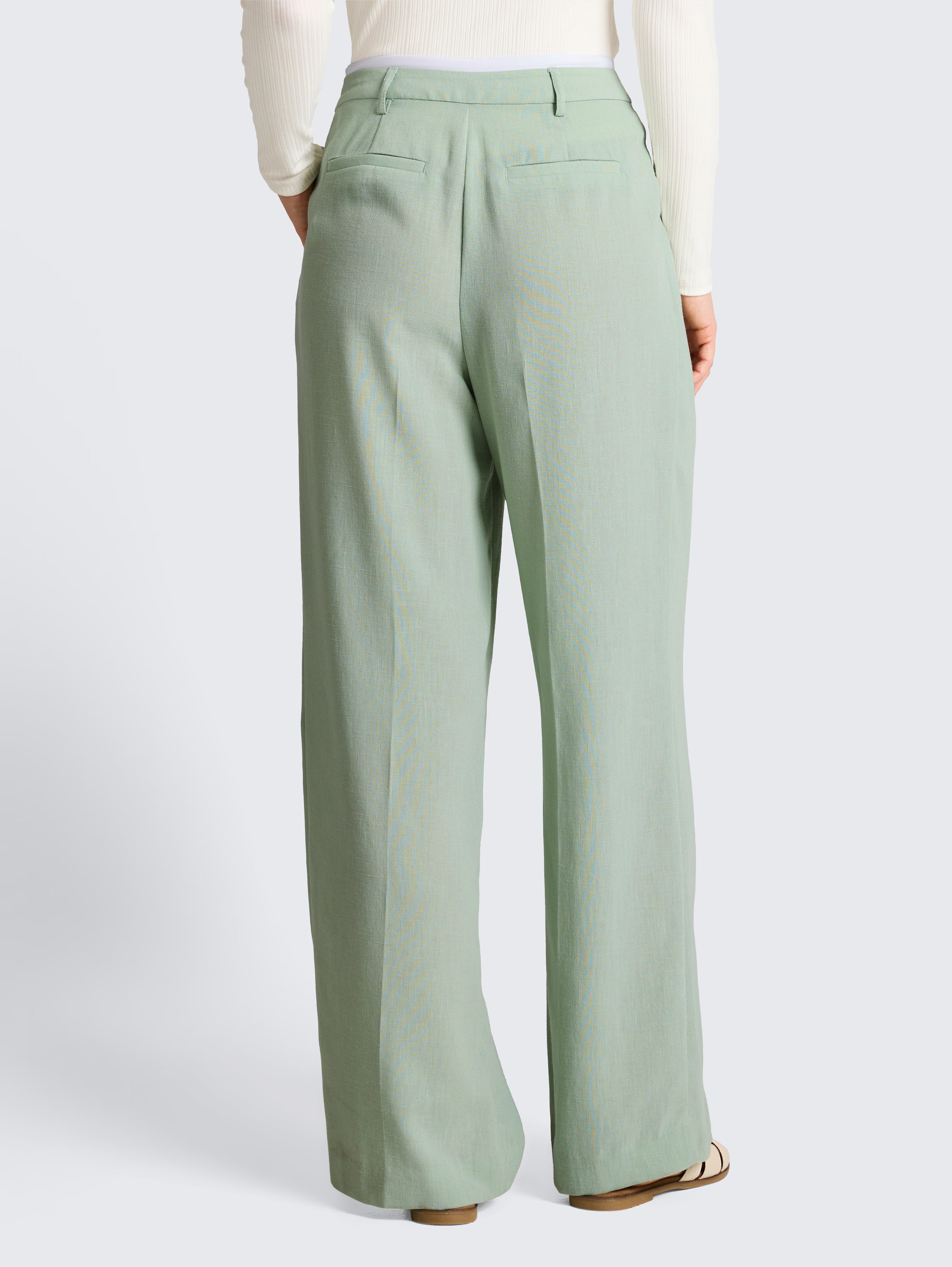 Pantalone con bordino bianco