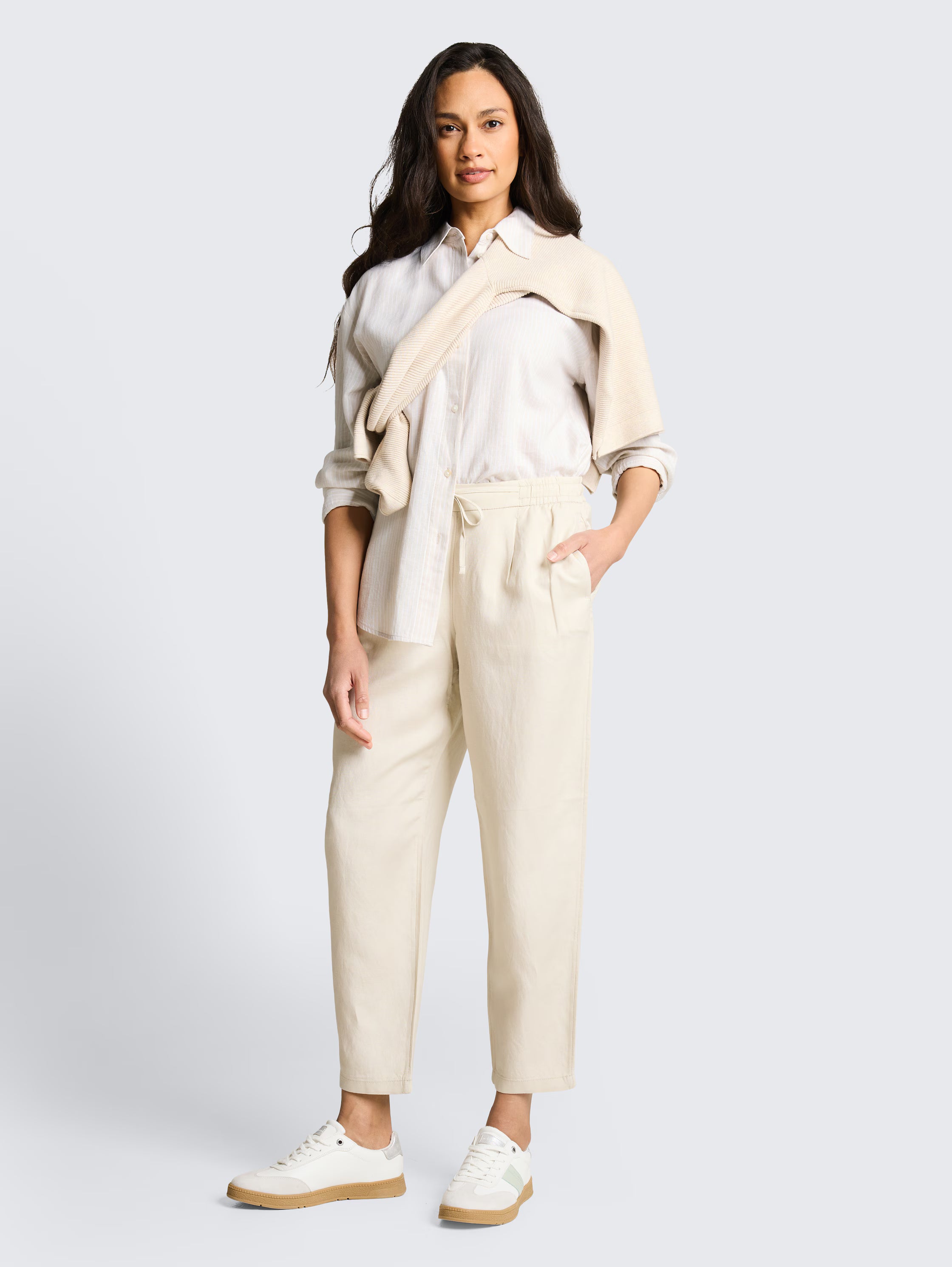 Camicia misto lino