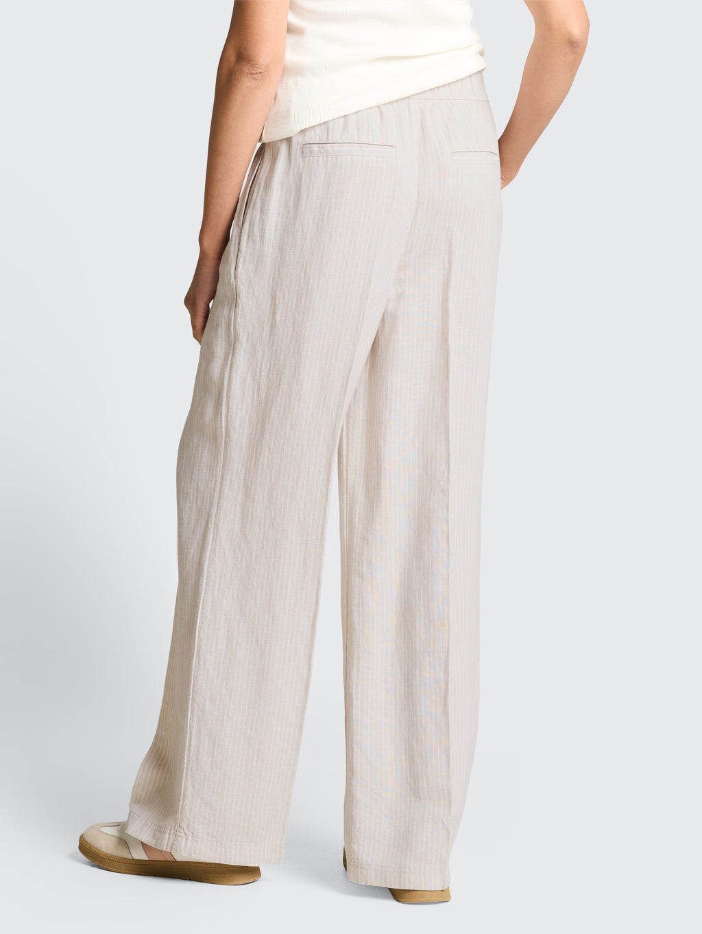Pantalone loose misto lino