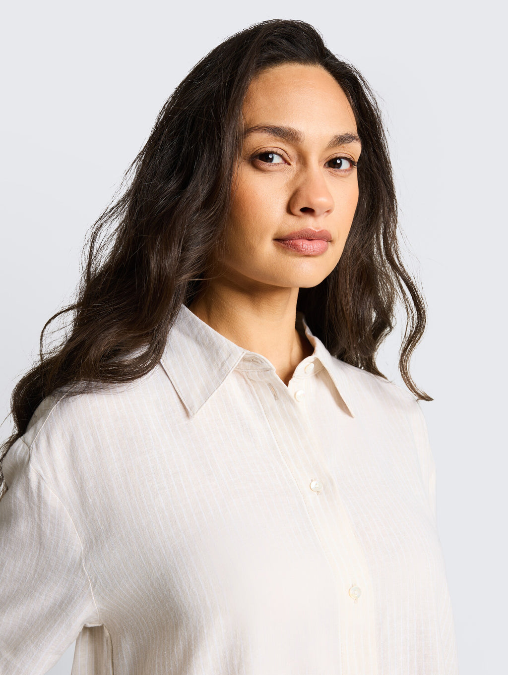 Camicia misto lino