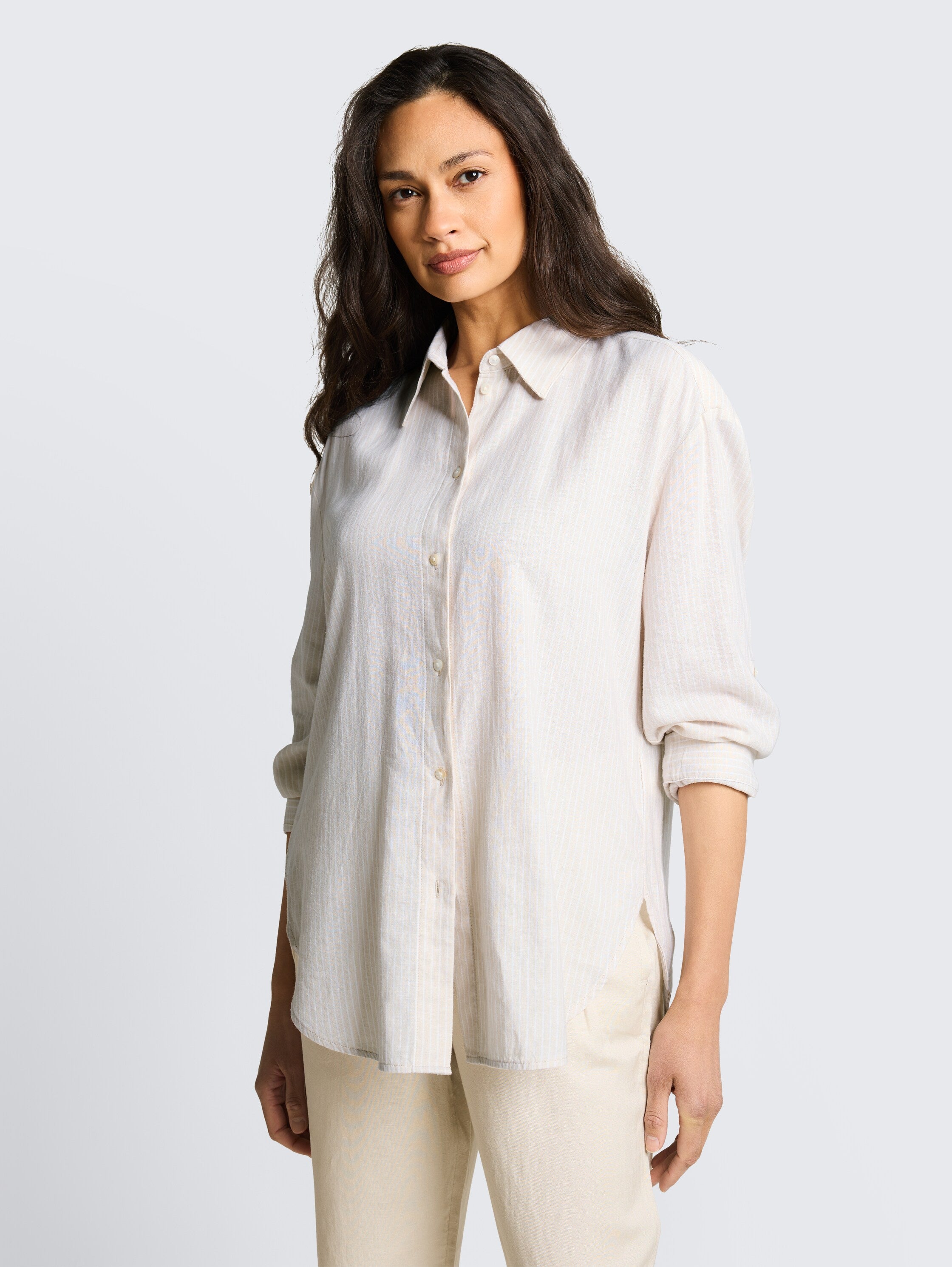 Camicia misto lino