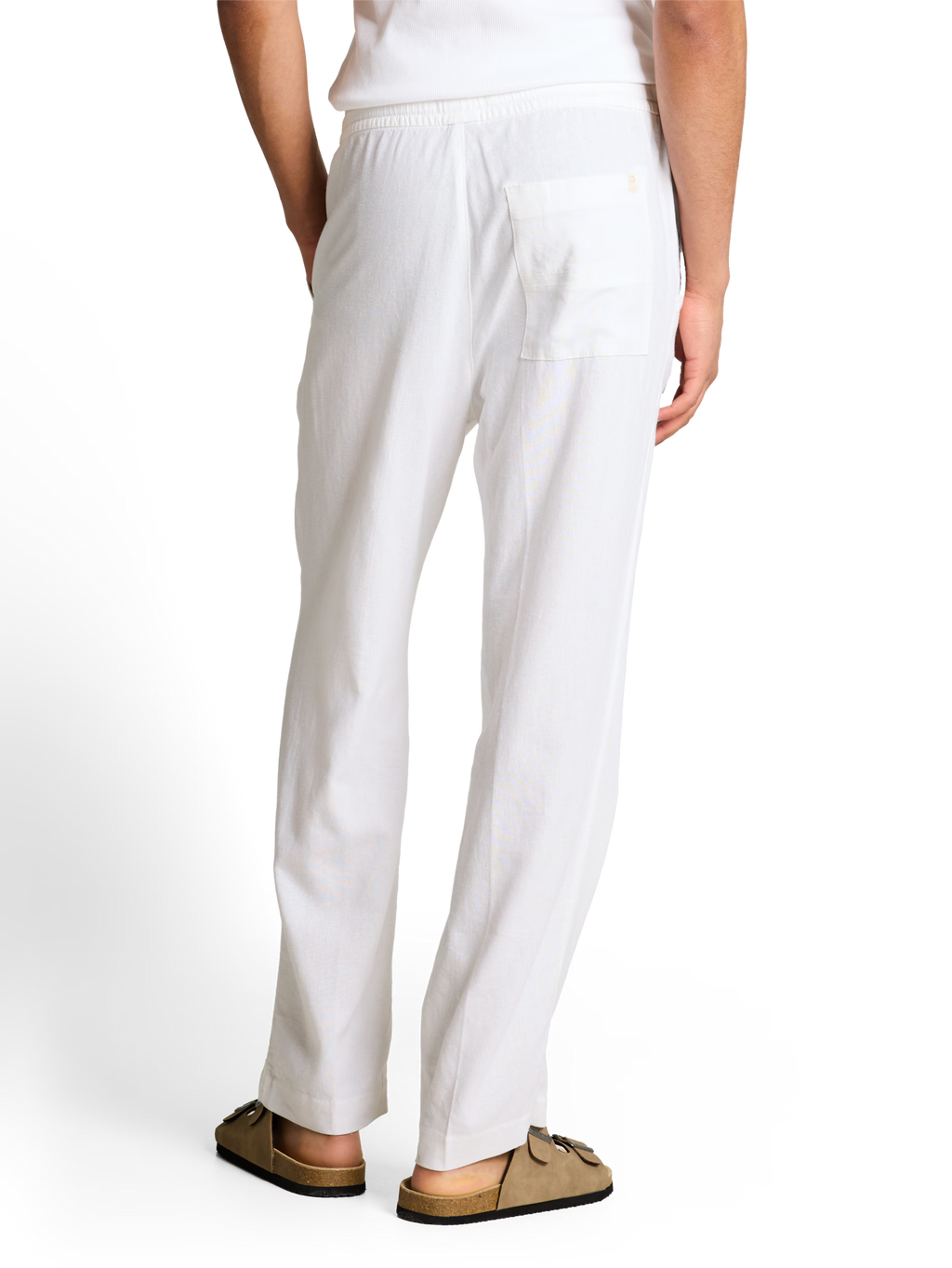Pantalone loose misto lino