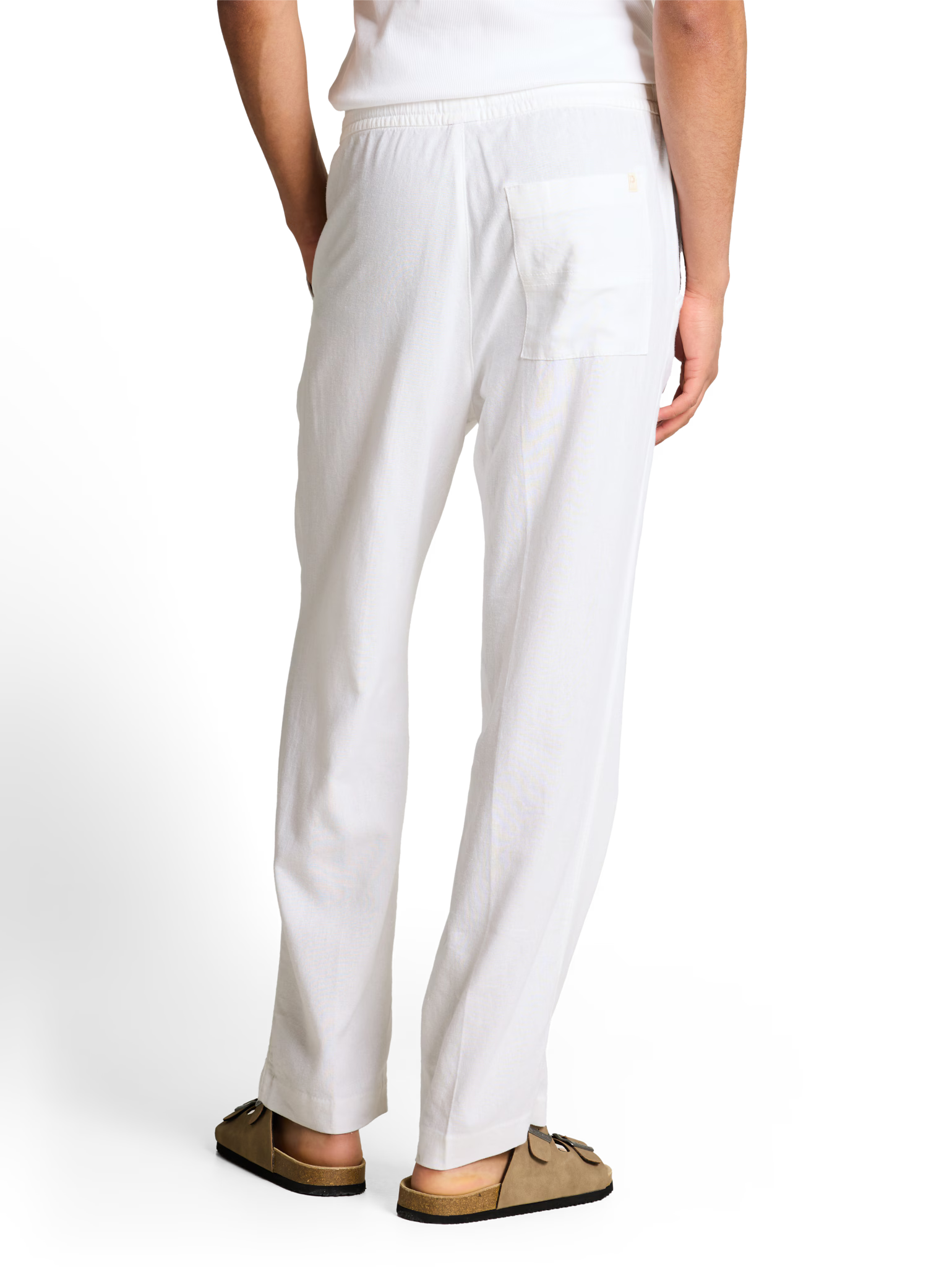 Pantalone loose misto lino