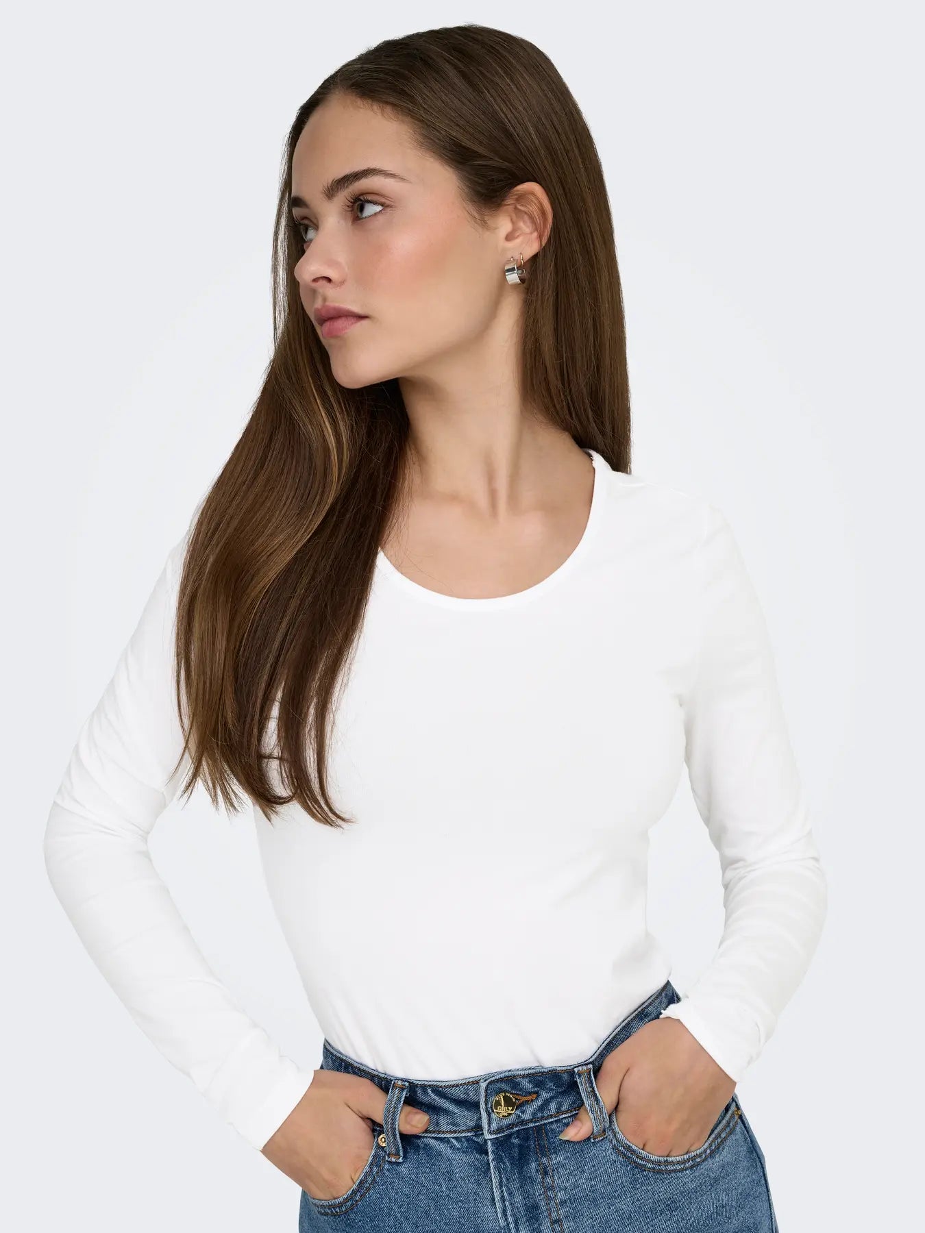 T-shirt manica lunga slim fit