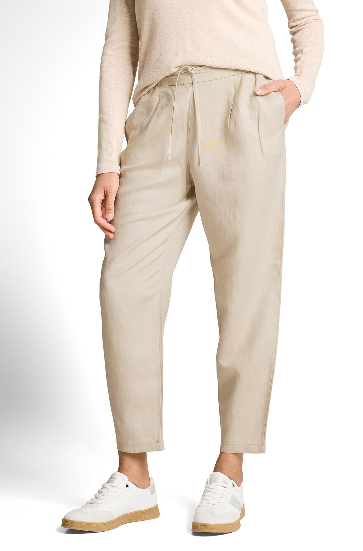 Pantalone loose misto lino