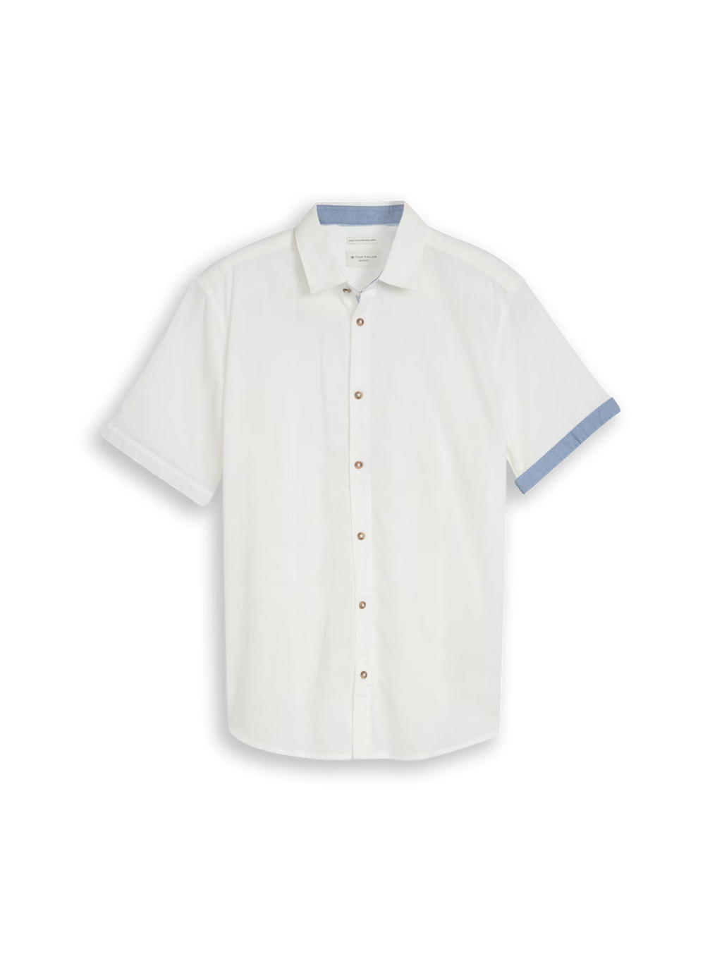 Camicia manica corta bianca
