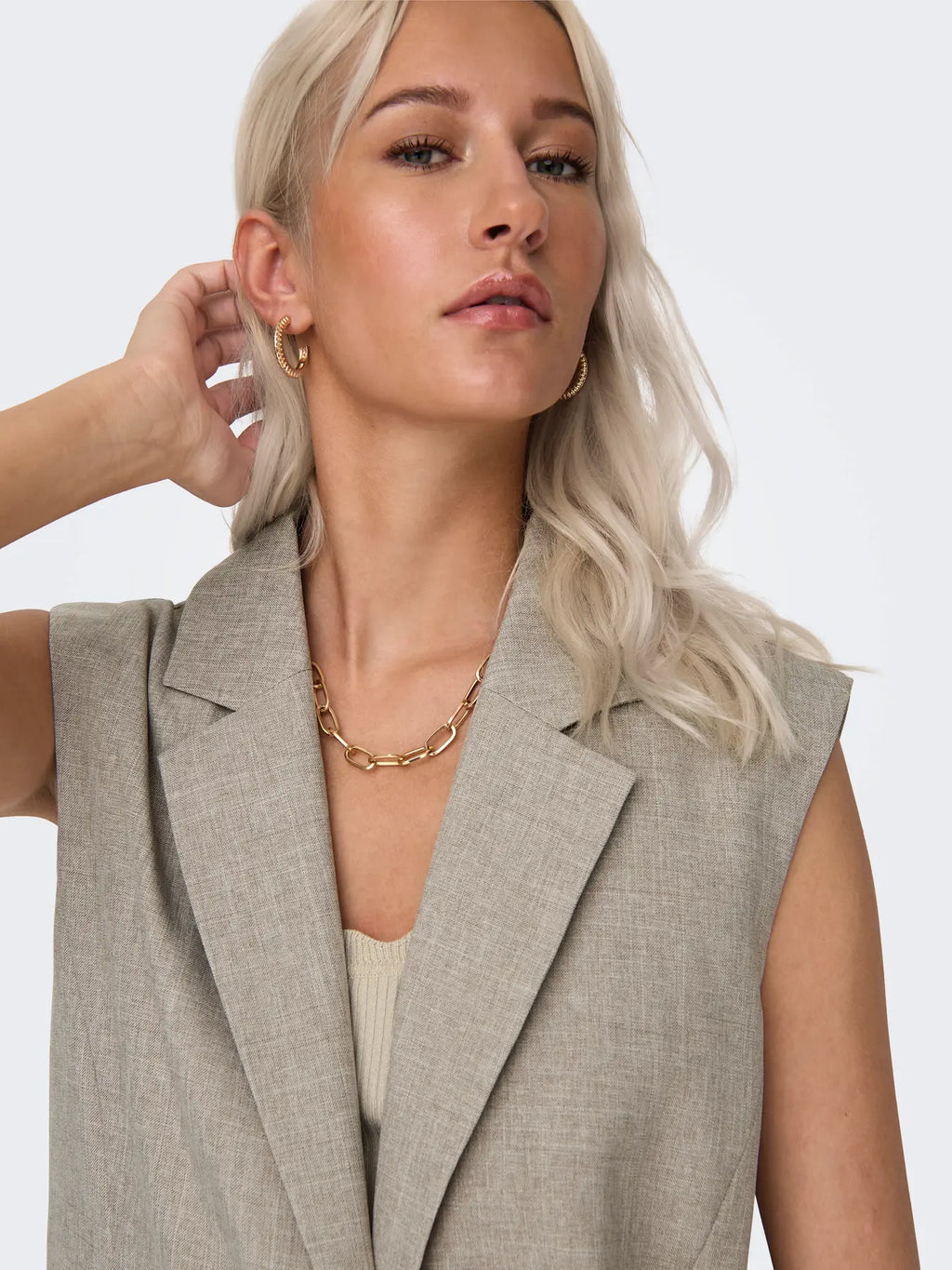Gilet oversize