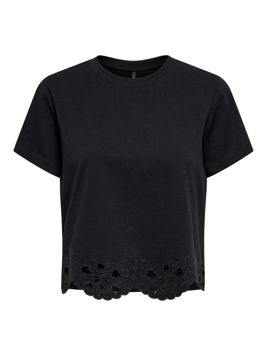 T-shirt con pizzo