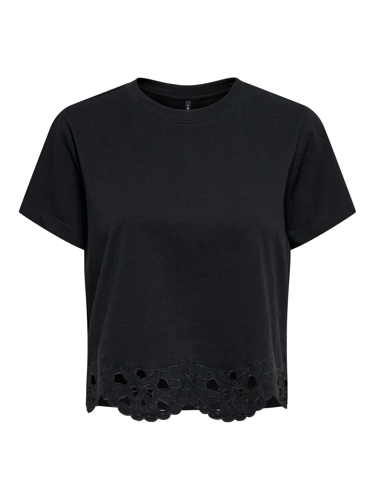 T-shirt con pizzo
