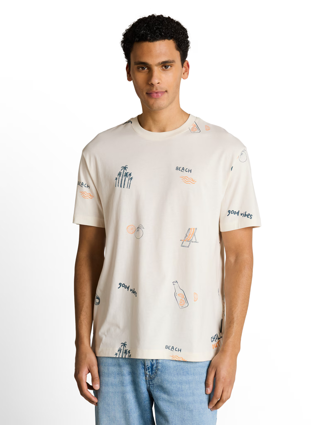 T-shirt allover printed