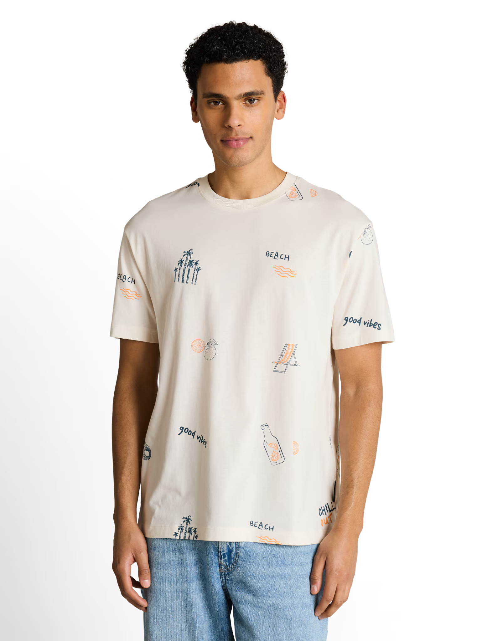 T-shirt allover printed
