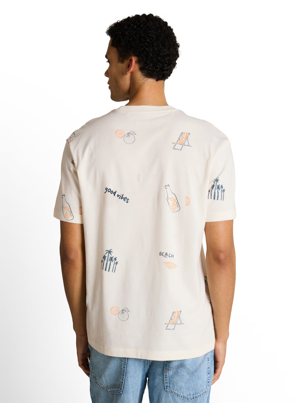 T-shirt allover printed