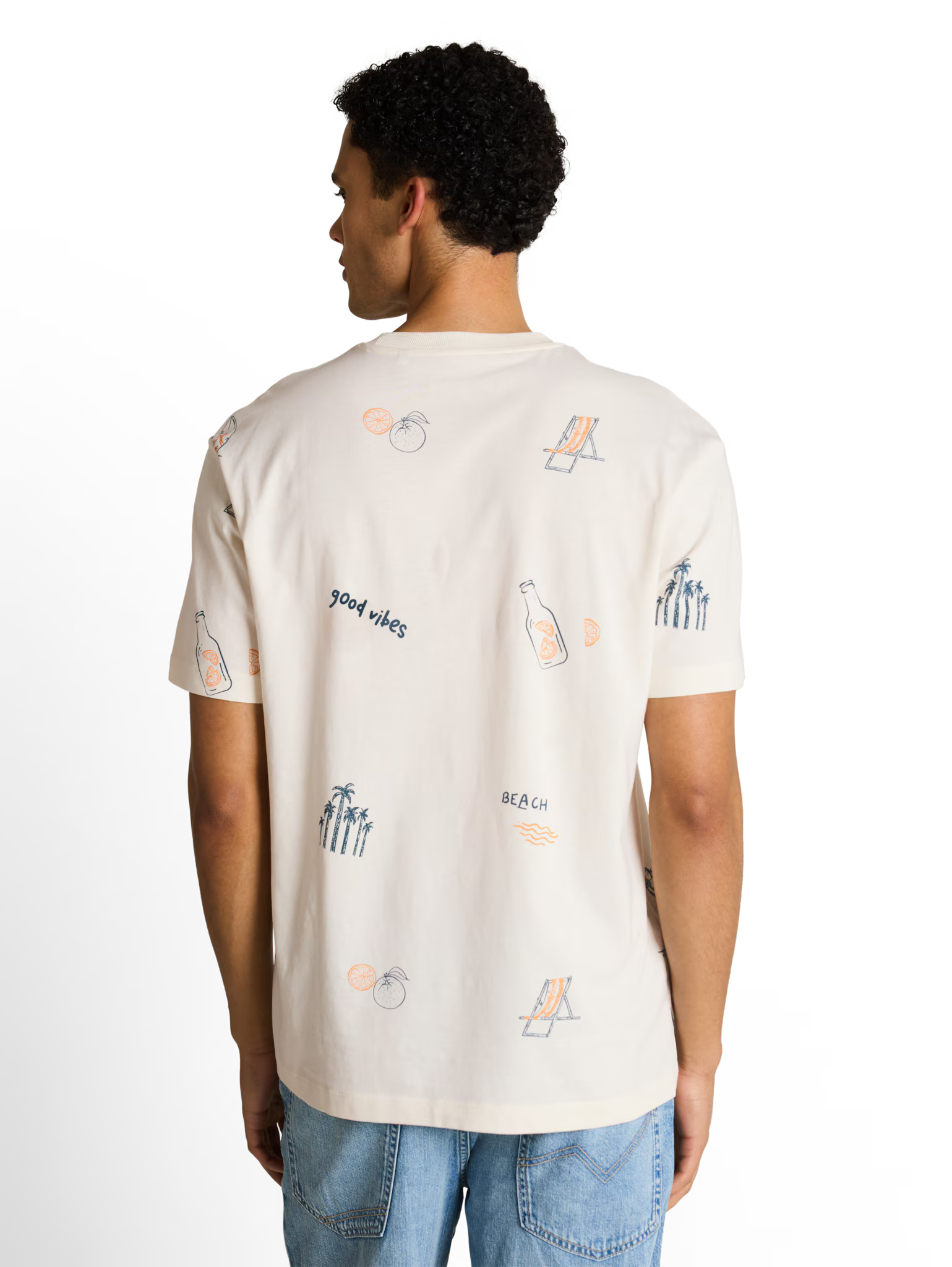 T-shirt allover printed