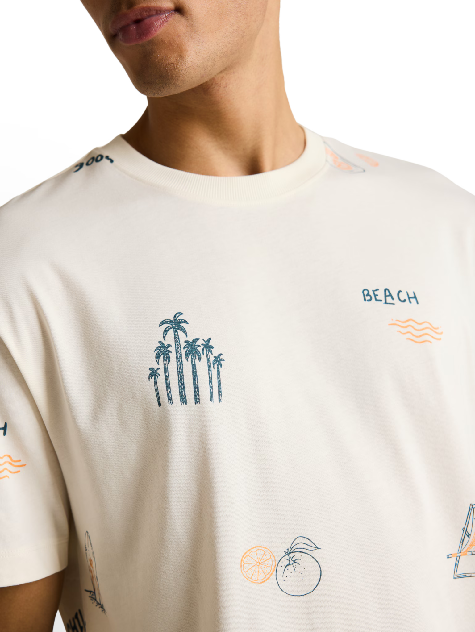T-shirt allover printed