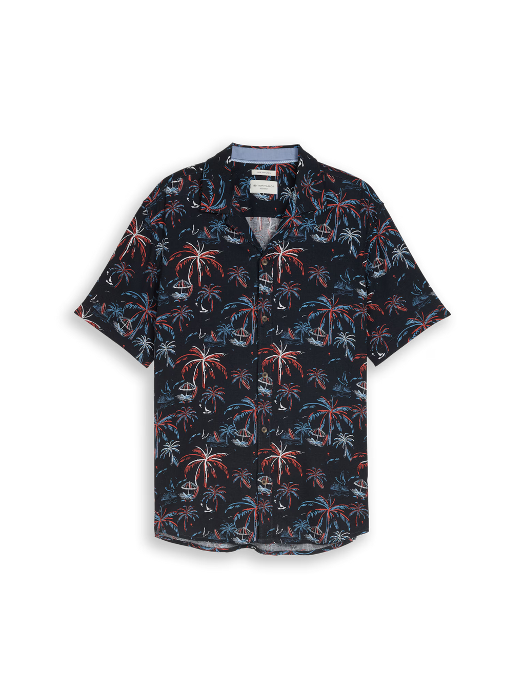 Camicia manica corta in fantasia