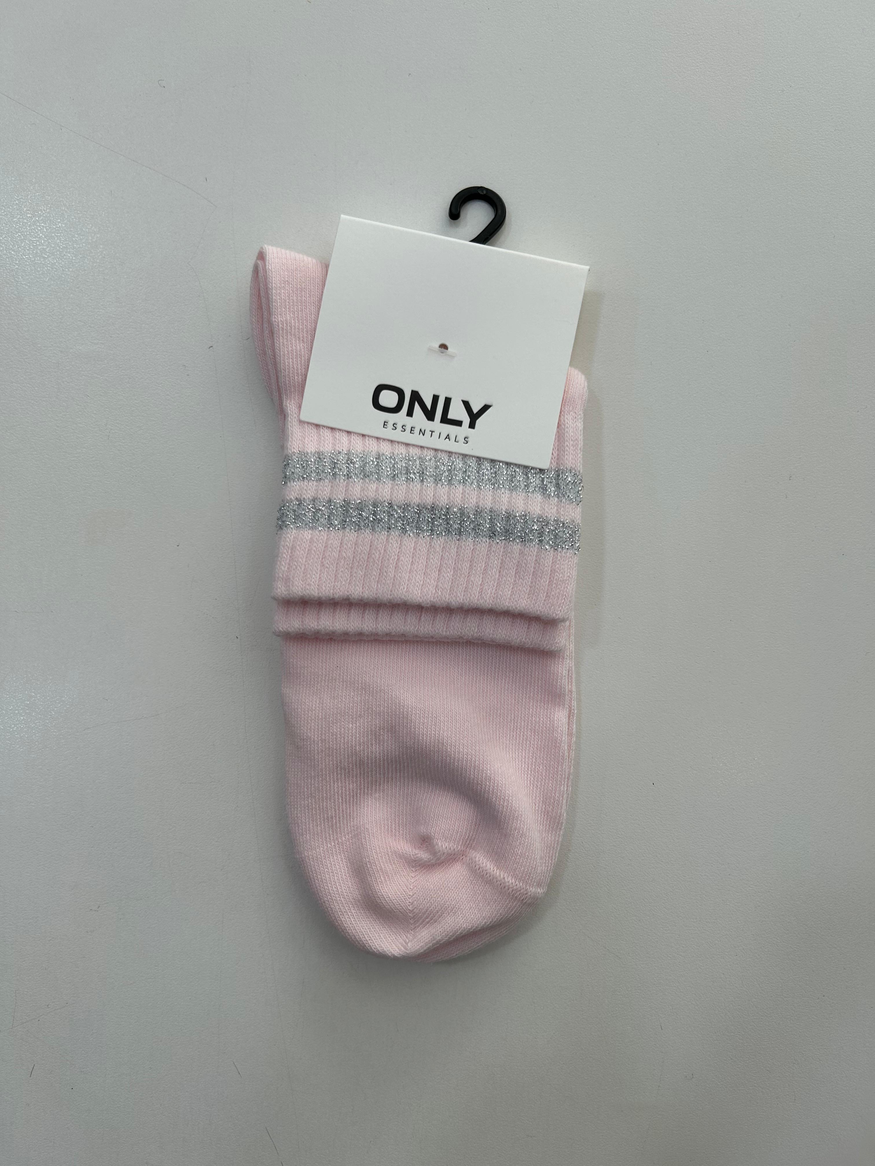 Calzino tennis rosa