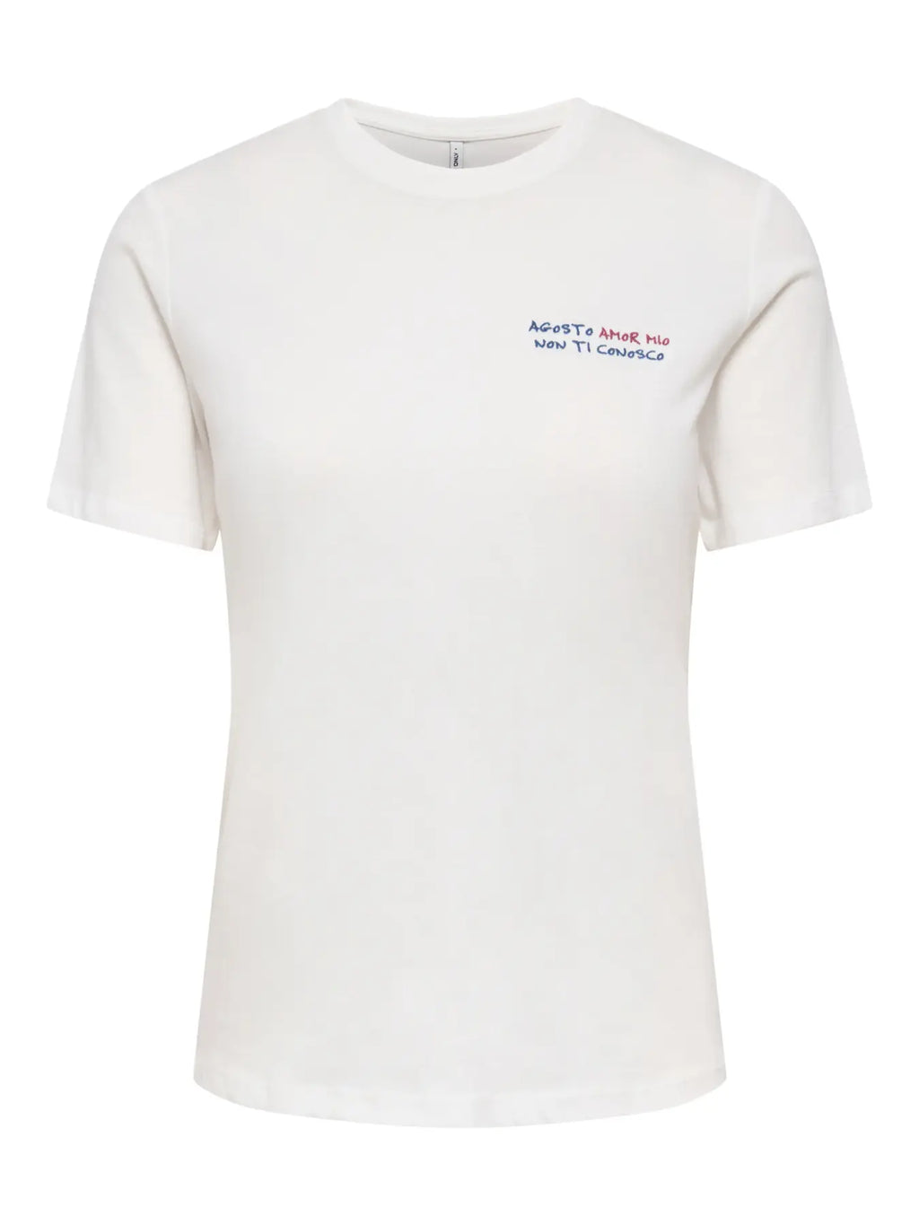 T-shirt con scritta