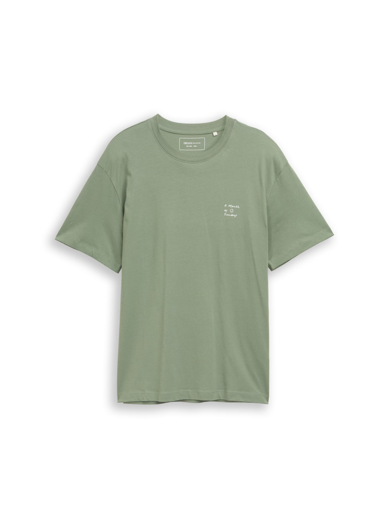 T-shirt relaxed con scritta