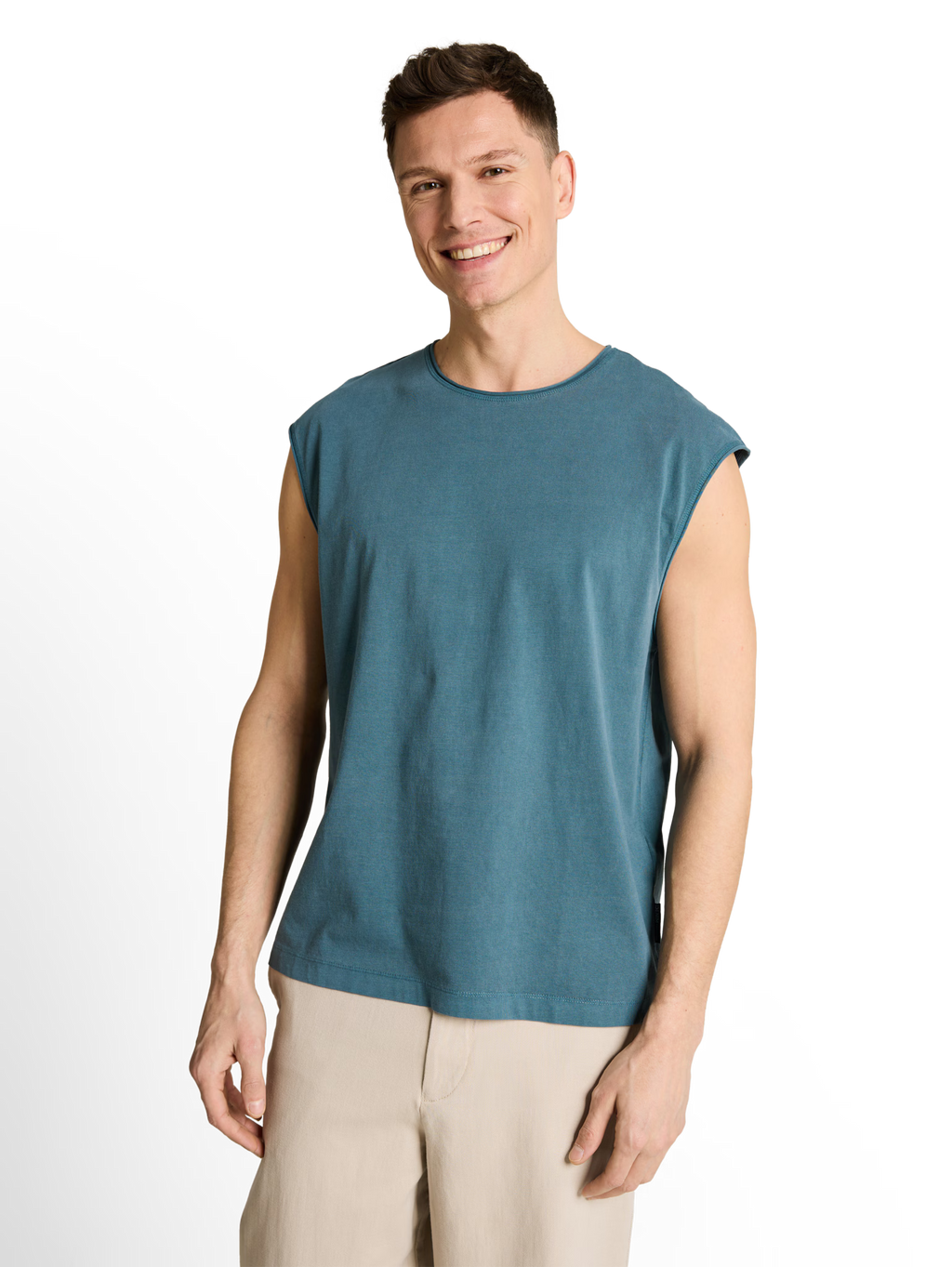 Relaxed overdye tank top