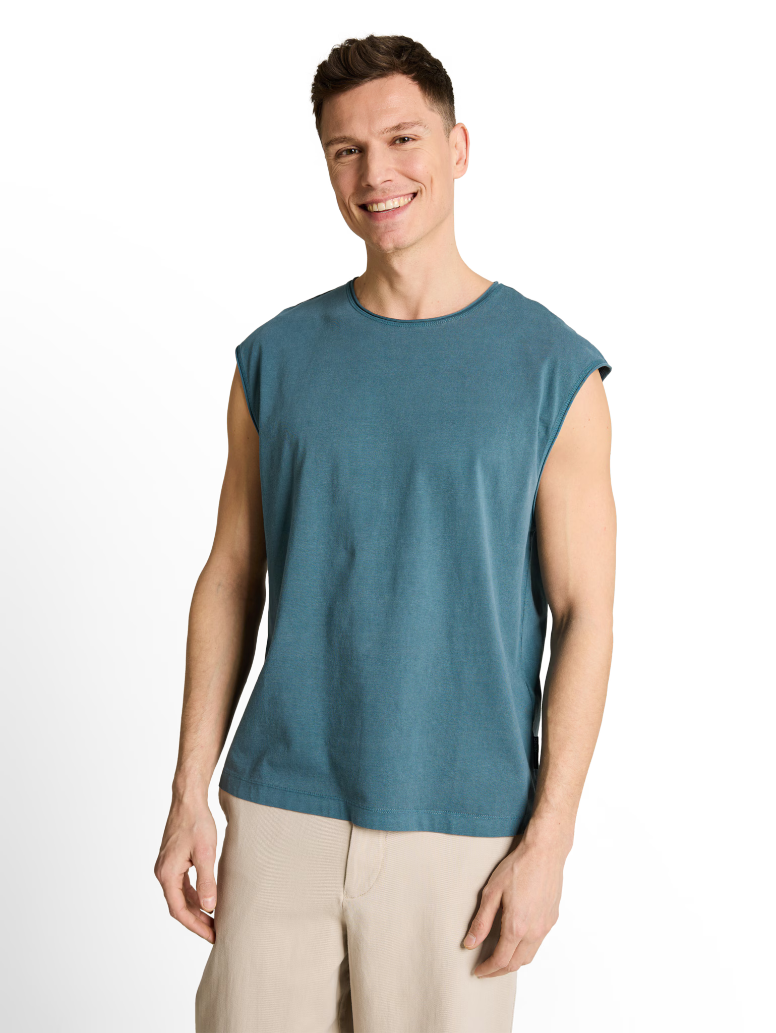 Relaxed overdye tank top