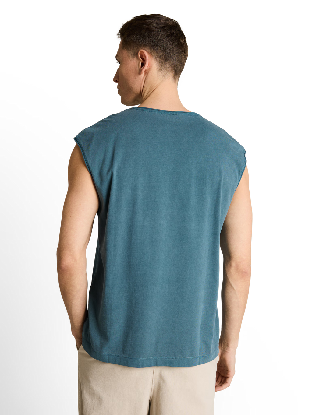 Relaxed overdye tank top
