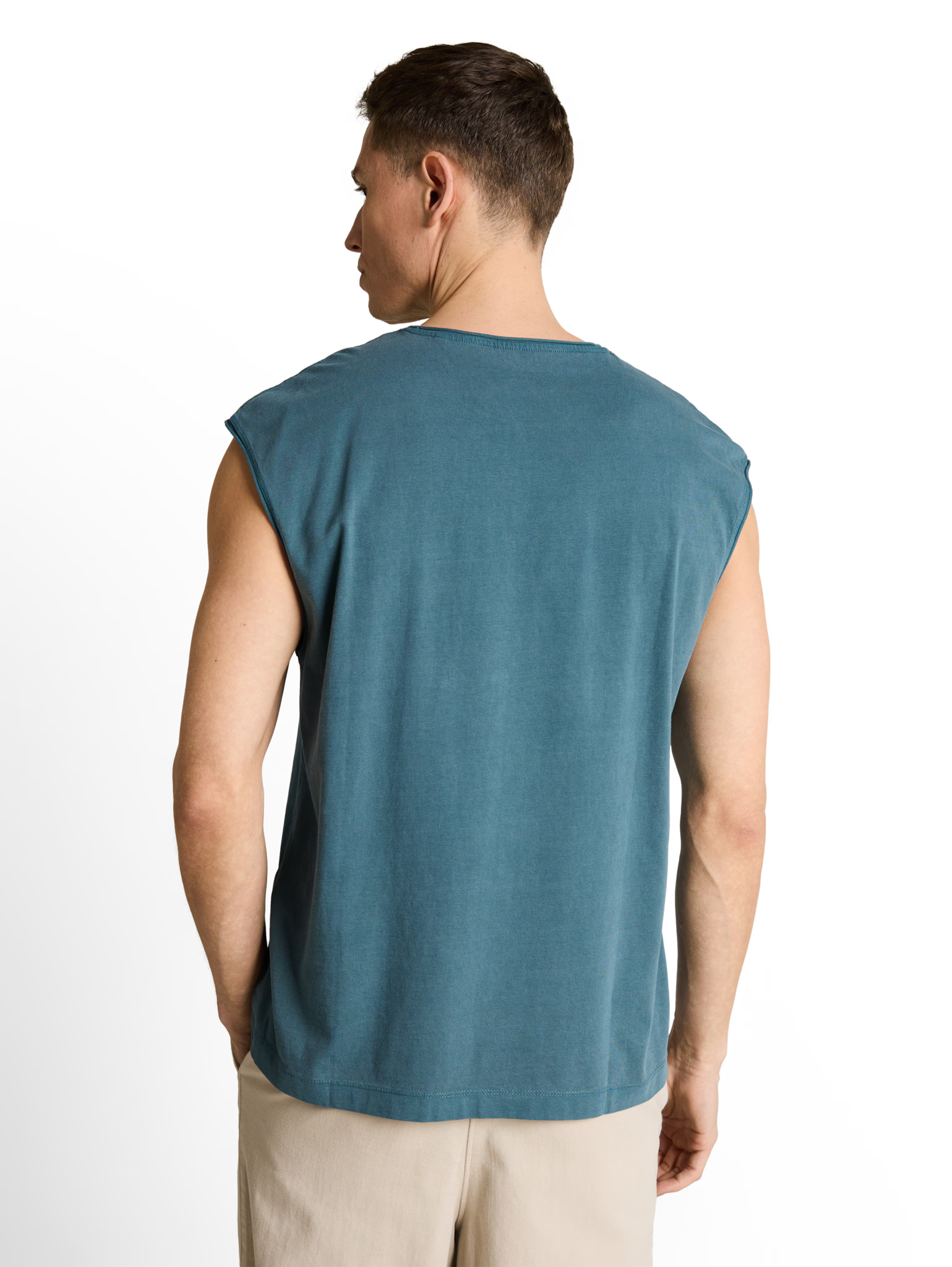 Relaxed overdye tank top
