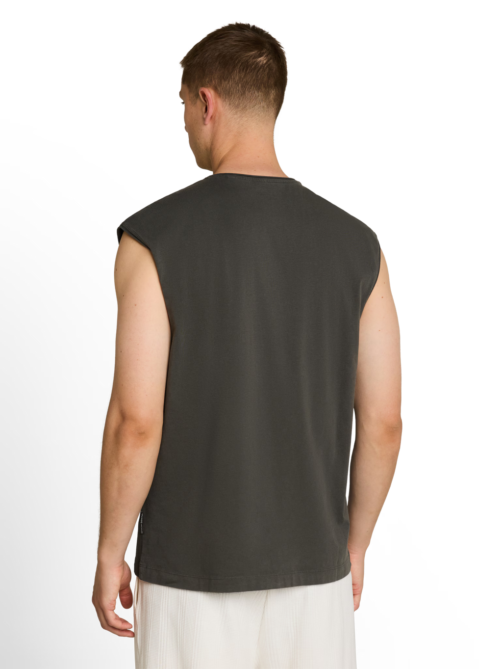 Relaxed overdye tank top