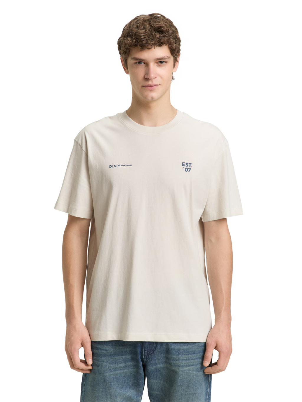 T-shirt con stampa posteriore