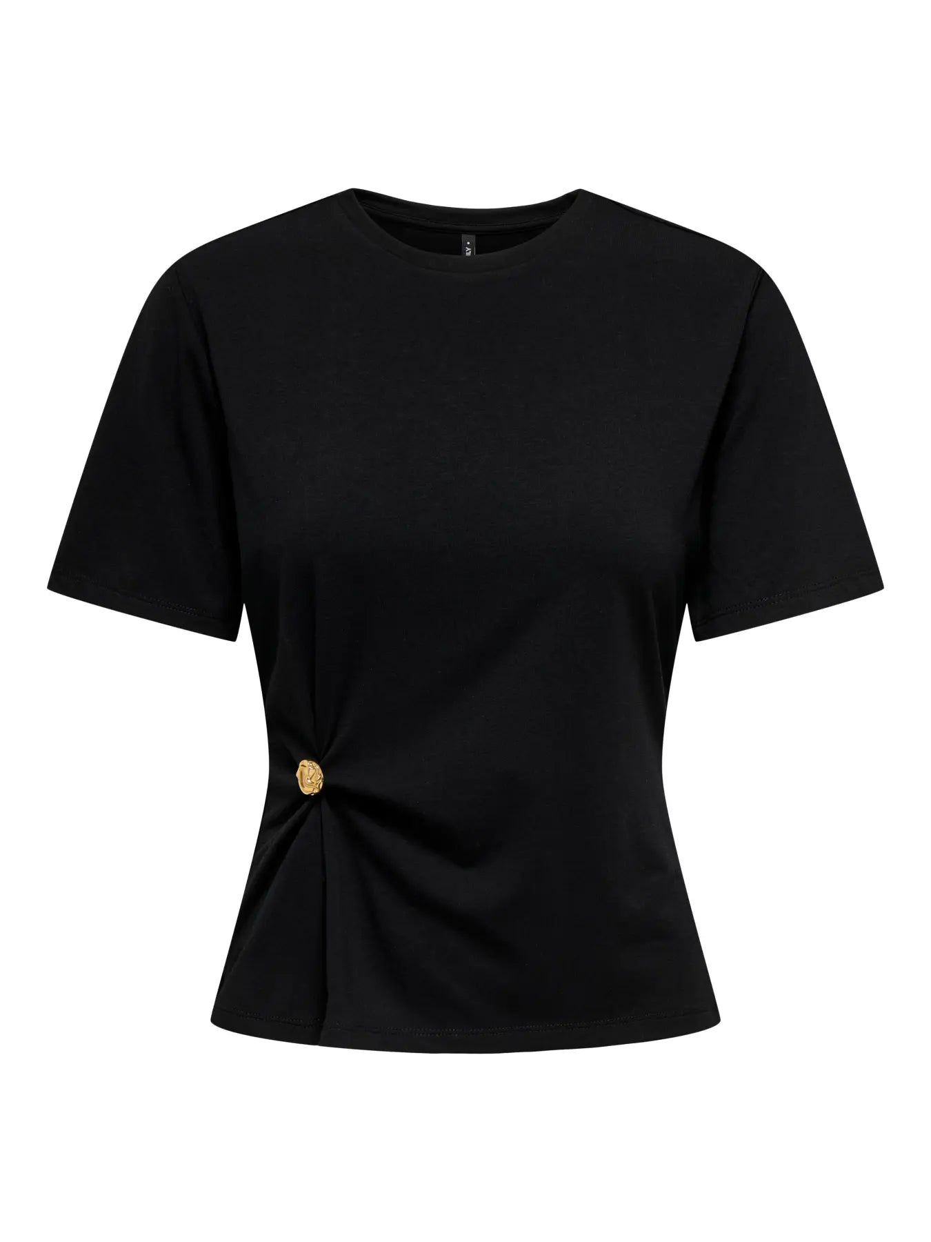 T-shirt con bottone