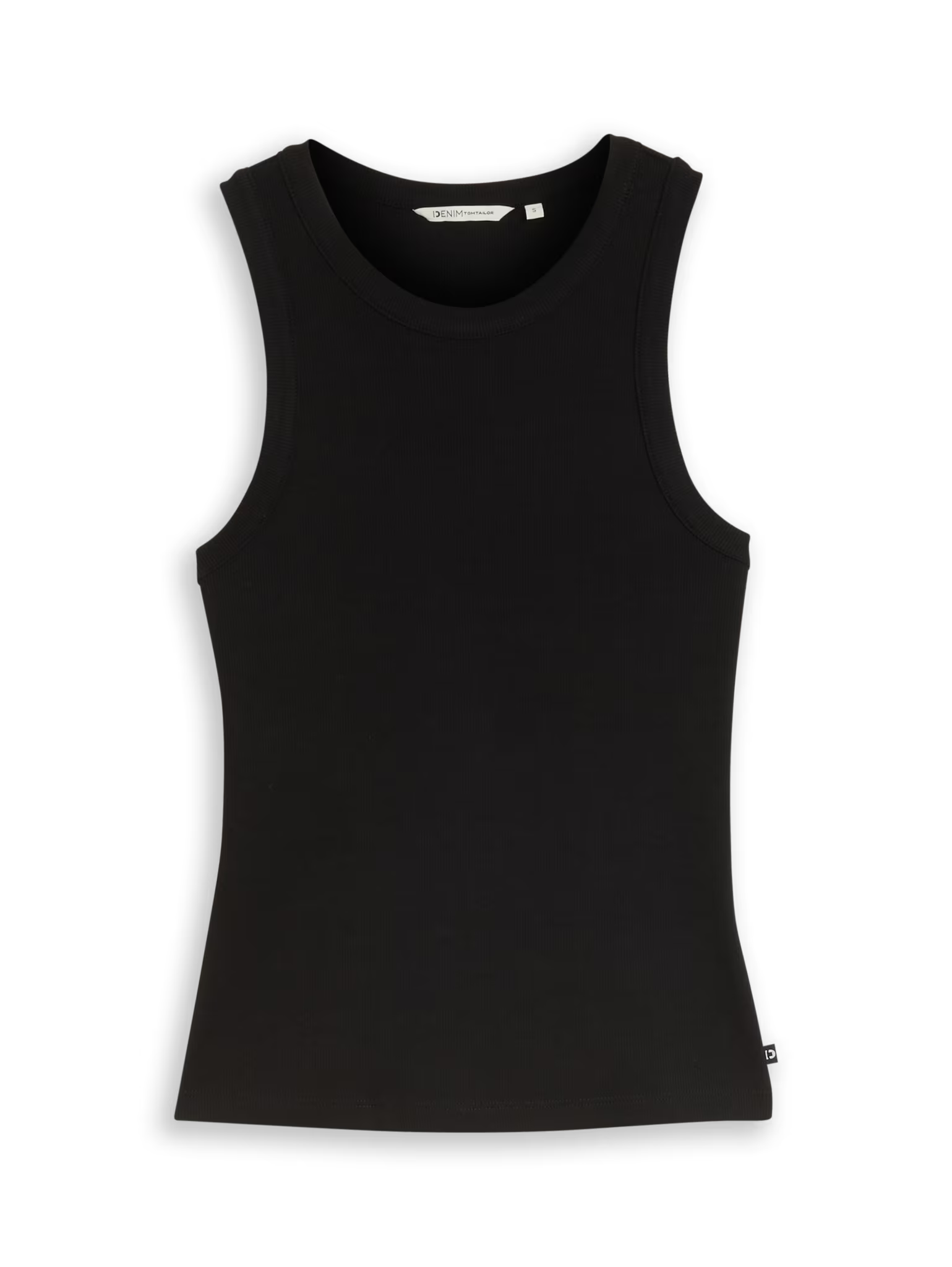 Top a costine smanicato