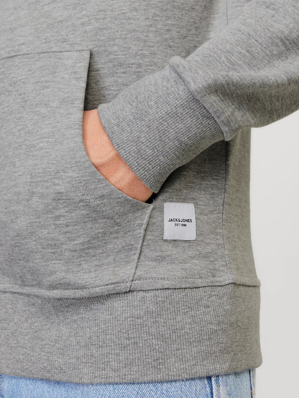 Felpa full zip con cappuccio
